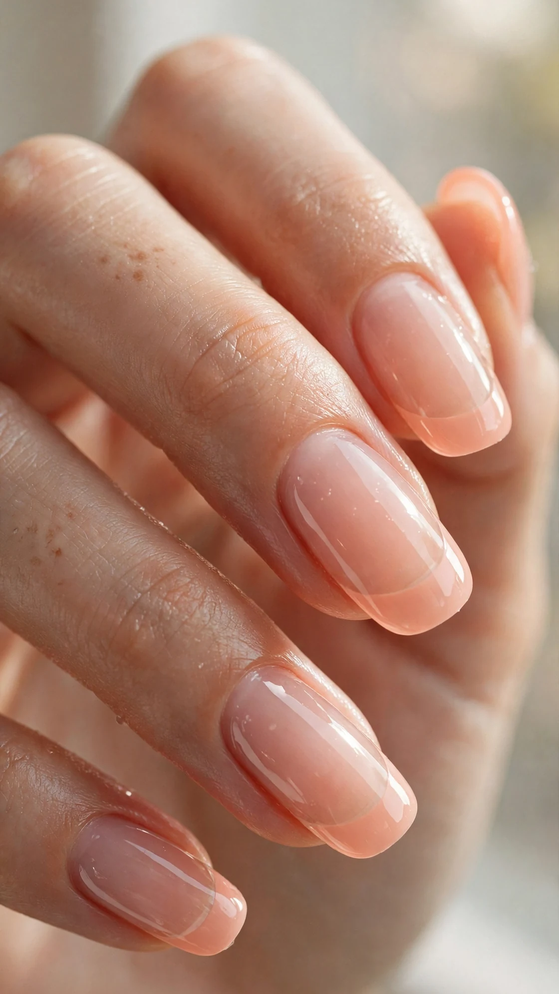 Jelly French tip nails